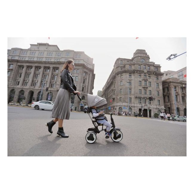 Tricicleta Rito Deluxe Rosie cu maner parasolar si centuri - SOLVOL861