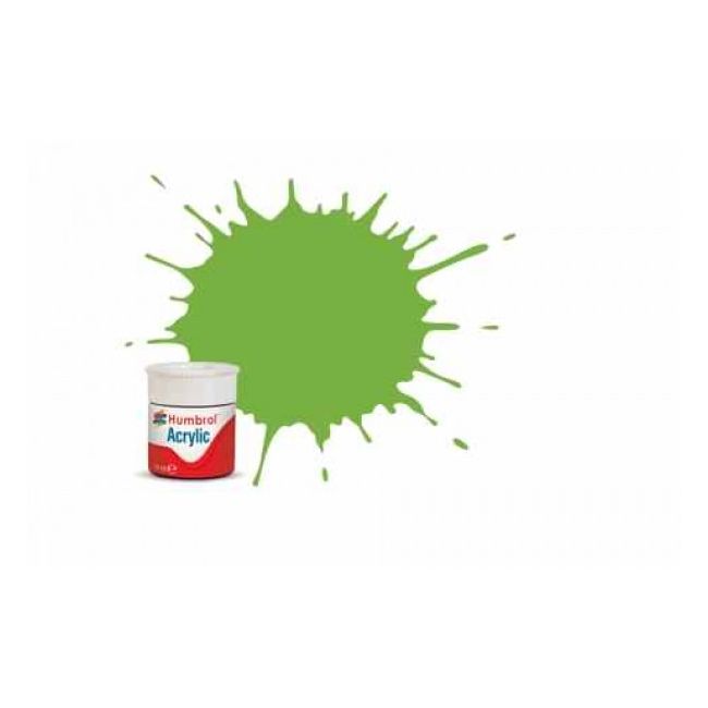 Vopsea modelism Humbrol 0038 Acrlic Numar 38 Lime Goss 12 ml - SOLAB0038