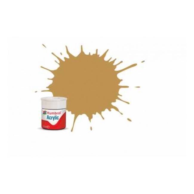 Vopsea modelism Humbrol 0093 Acrilic Numar  Desert Yellow Matt 12 ml - SOLAB0093