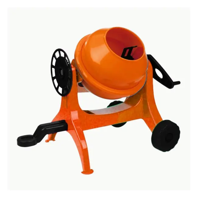 Betoniera Lena 05010 mica din plastic portocalie - SOLLE05010