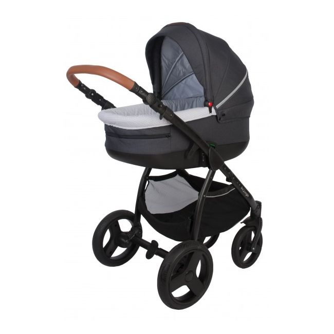 Carucior pentru copii BO Jungle 3 in 1 B Zen Negru cu geanta suport pahar pelerina ploaie si plasa insecte incluse - SOLBJB700530