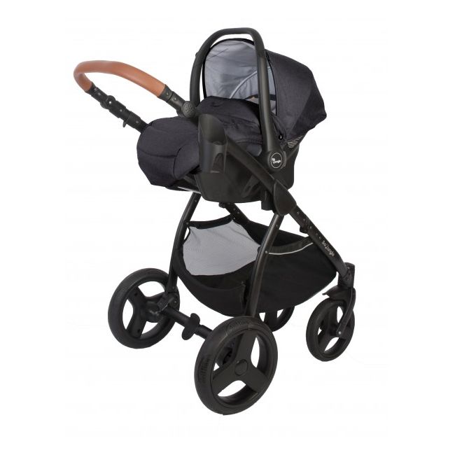 Carucior pentru copii BO Jungle 3 in 1 B Zen Negru cu geanta suport pahar pelerina ploaie si plasa insecte incluse - SOLBJB700530