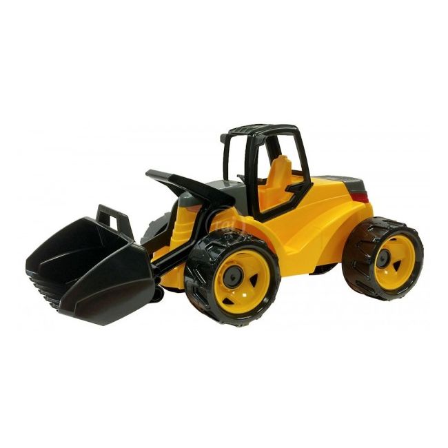Excavator plastic cu cupa de 80 cm Lena galben cu negru - SOLLE02142