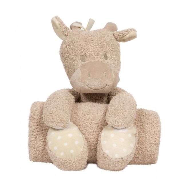 Jucarie plus Girafa Senna BO Jungle cu paturica si prosopel baie  - SOLBJB990120