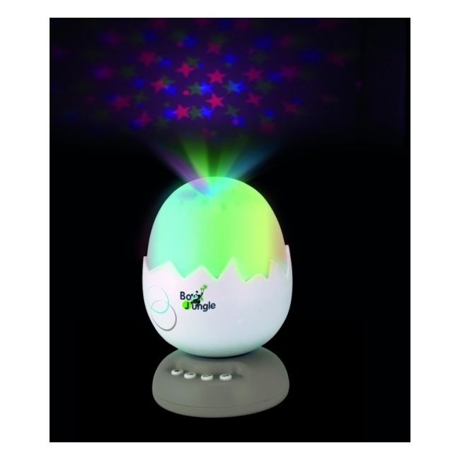Lampa de veghe si proiector pentru copii si bebelusi BO Jungle baza gri - SOLBJB800500