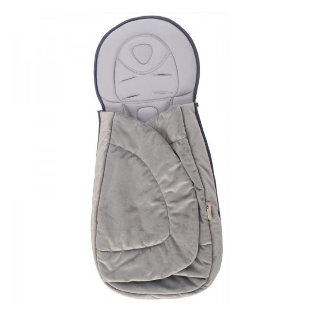 Saltea si protectie suplimentara pentru carucior copii cu 2 fete BO Jungle pentru frig Gri - SOLBJB300600