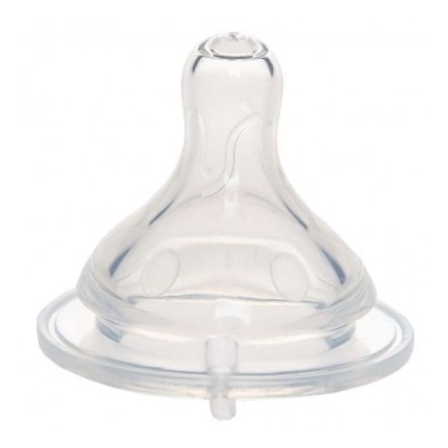 Set 2 tetine mici din silicon pentru biberon Bo Jungle  - SOLBJB595400