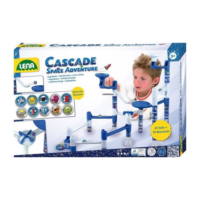 Set de joaca labirint de bile 41 piese si 10 bile Space Adventure - SOLLE65207