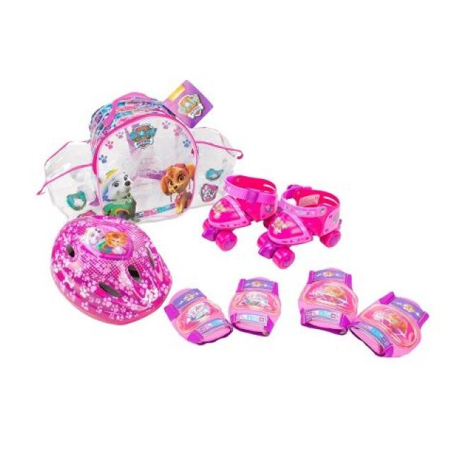 Set patine cu rotile si protectii Saica Paw Patrol marime 24-29 fete - SOLSA2229