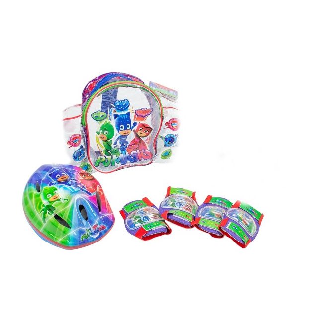 Set protectii Saica casca genuchiere si cotiere Eroi in Pijamale PJ Masks - SOLSA2938