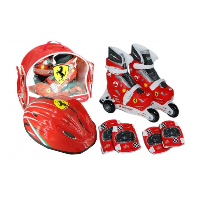 Set role cu accesorii protectie incluse Saica Ferrari marimi reglabile 28-31 - SOLSA8393