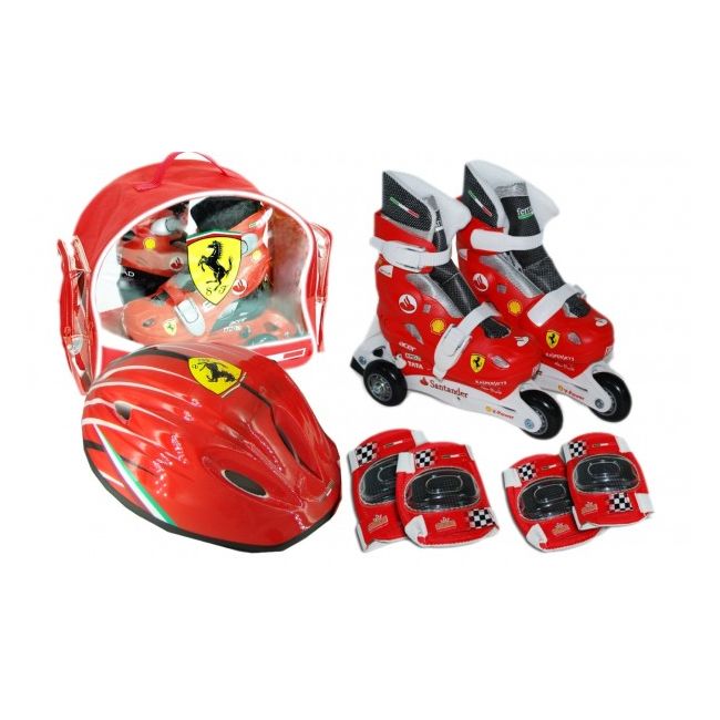Set role cu accesorii protectie incluse Saica Ferrari marimi reglabile 31-34 - SOLSA8384