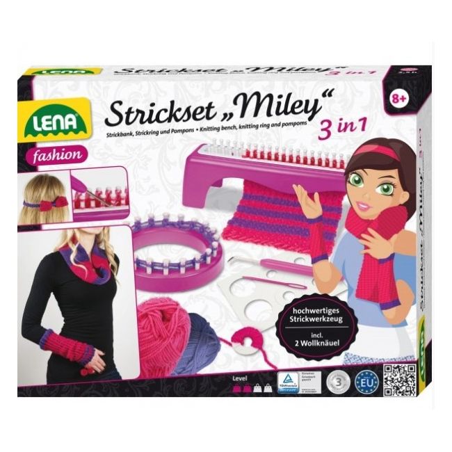 Studio de crosetat cu accesorii Miley 3 in 1 - SOLLE42004