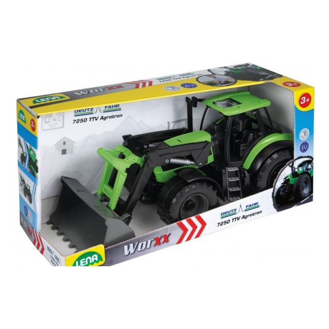 Tractor cu cupa functionala plastic Deutz Fahr Agrotron 7250 Worxx pentru copii 45 cm - SOLLE04613