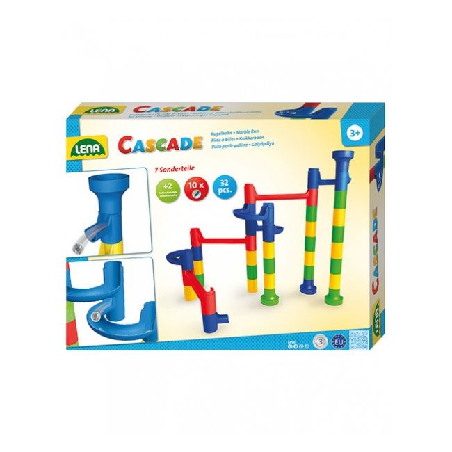 Traseu cu bile Lena 65289 Cascade Marble Track Curve - SOLLE65289