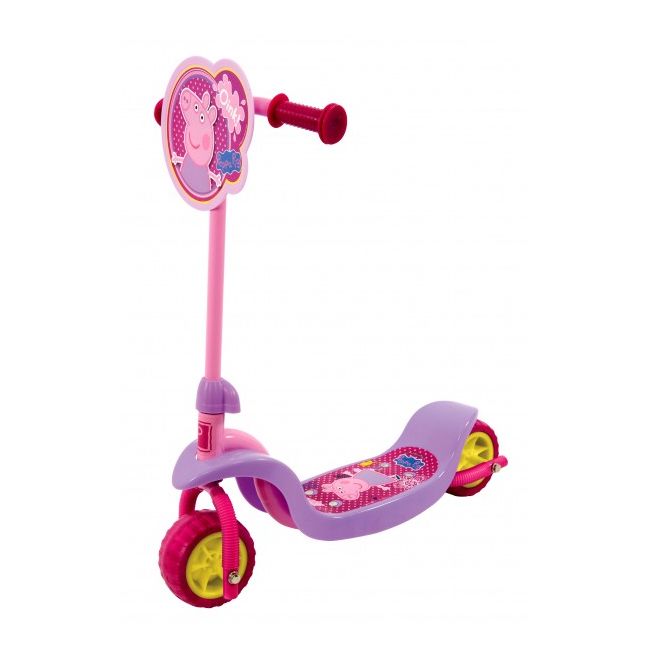 Trotineta copii 2 roti late pentru echilibru suplimentar 4827 Peppa Pig  - SOLMVSM04827-01