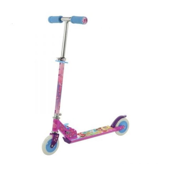Trotineta MVS Disney Princess pliabila cu 2 roti in linie pentru copii - SOLMVSM14023