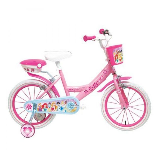Bicicleta copii Mondo cu roti ajutatoare 14 inch Disney Princess - SOLMON25120