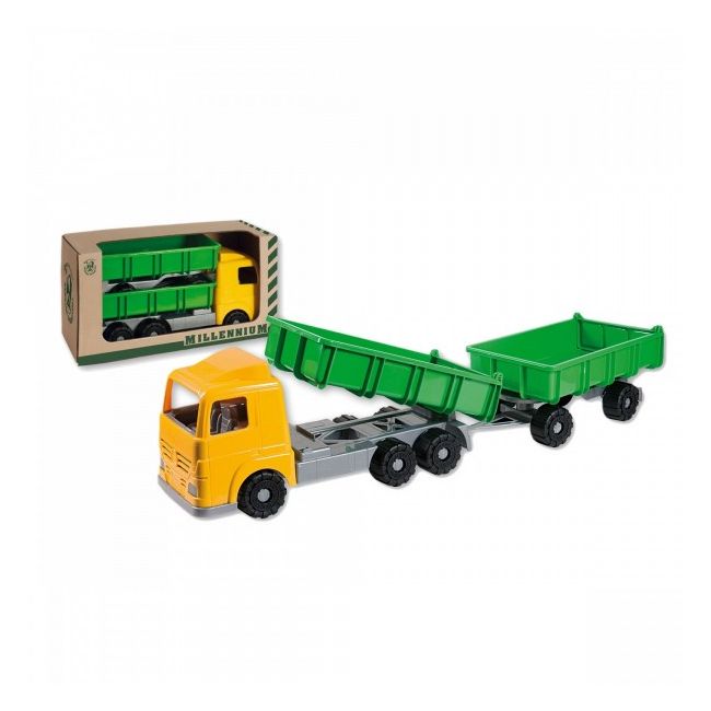 Camion cu dubla remorca plastic Androni pentru copii 50 cm - SOLAG6083-000K