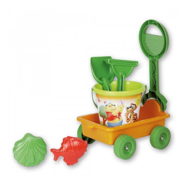Carucior plastic cu accesorii plaja pentru copii - SOLAG6997-0000