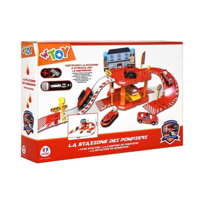 Garaj cu pista si vehicule Globo - SOLGL38946