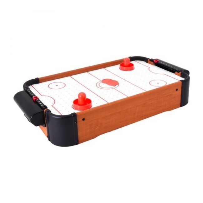 Joc masa Air Hockey Globo din lemn cu baterii 51 cm - SOLGL39163