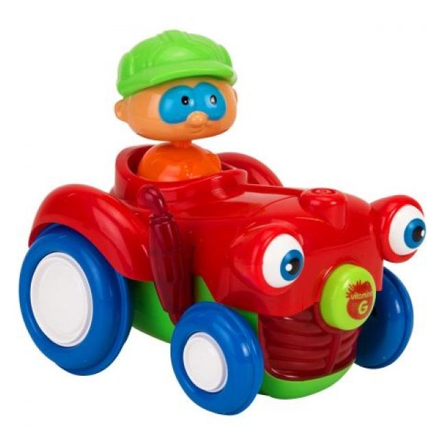 Jucarie bebelusi Vitamina G Tractor cu figurina Lumini si sunete - SOLGL05155