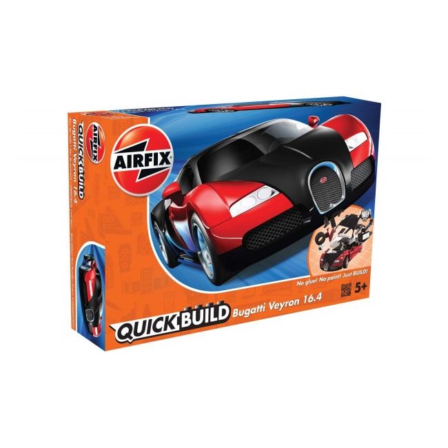 Kit constructie Airfix Bugatti Veyron Black and Red - SOLAFJ6020