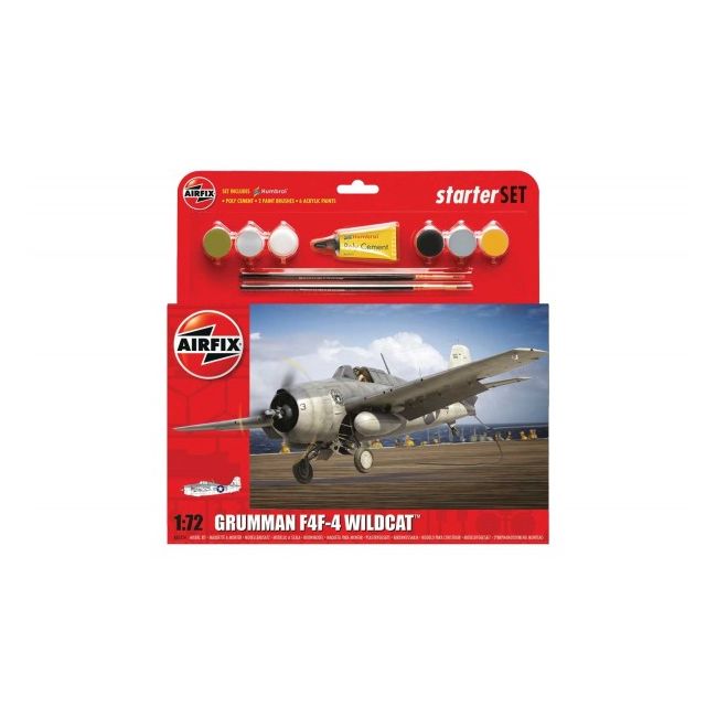 Kit constructie Airfix Grumman F4F-4 Wildcat  - SOLAF55214