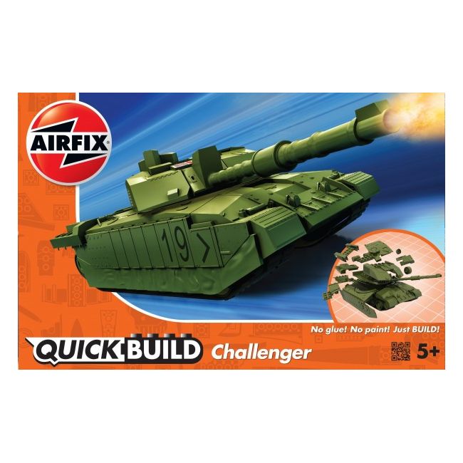 Kit constructie Airfix QUICK BUILD Challenger Tank - SOLAFJ6022