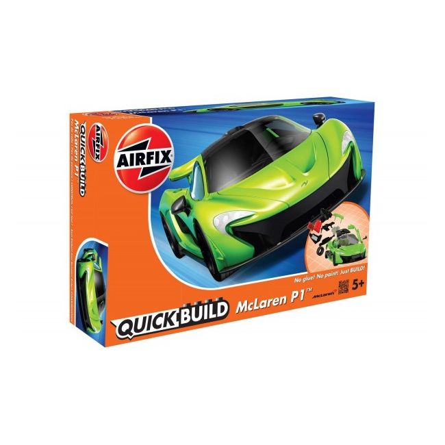 Kit constructie Airfix QUICK BUILD McLaren P1 Green - SOLAFJ6021