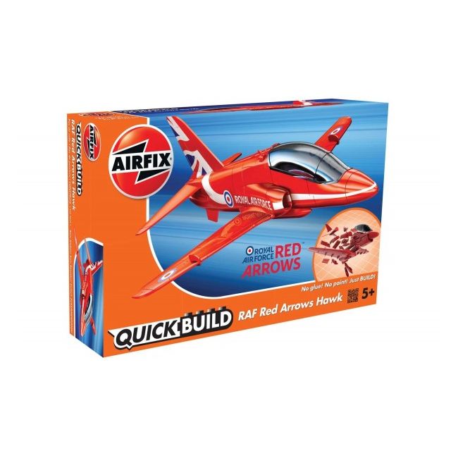 Kit constructie Airfix QUICK BUILD RAF Red Arrows Hawk - SOLAFJ6018