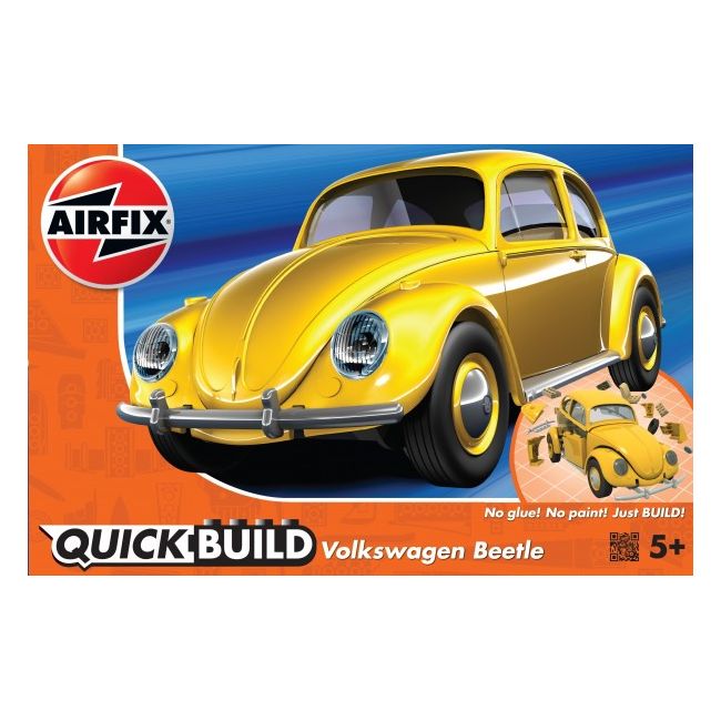 Kit constructie Airfix QUICK BUILD VW Beetle yellow - SOLAFJ6023