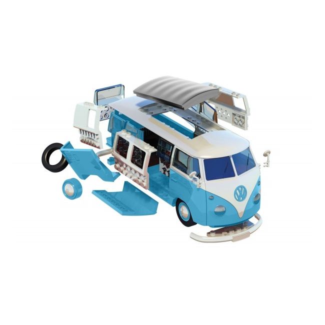 Kit constructie Airfix QUICK BUILD VW Camper Van blue - SOLAFJ6024