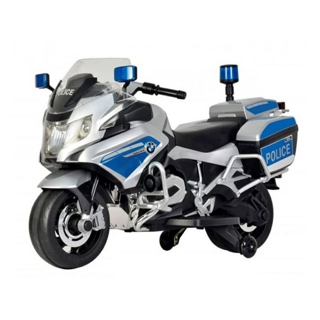 Motocicleta electrica BMW R1200RT Politie cu sunete si lumini pentru copii  - SOLGL39162