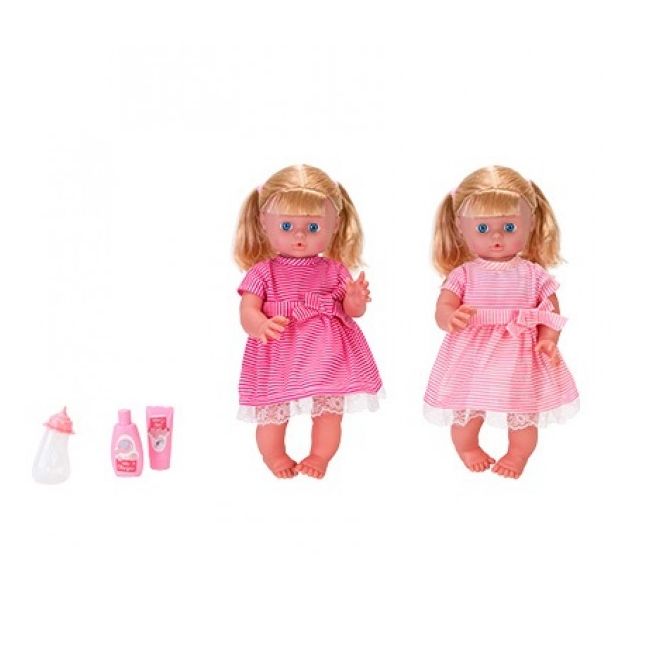 Papusa Bebe 40 cm cu baloane de sapun GLOBO  - SOLGL37349