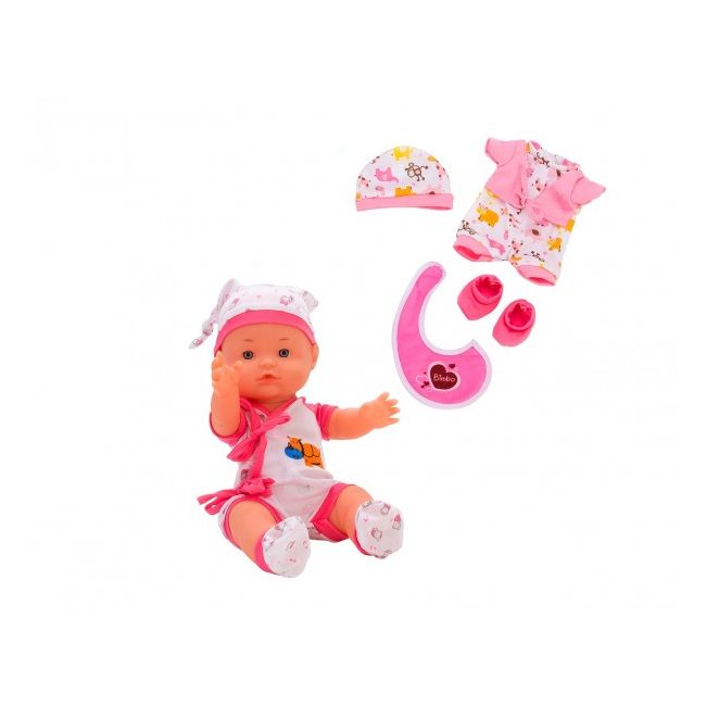 Papusa bebe Globo nou nascut cu accesorii de schimb - SOLGL38202