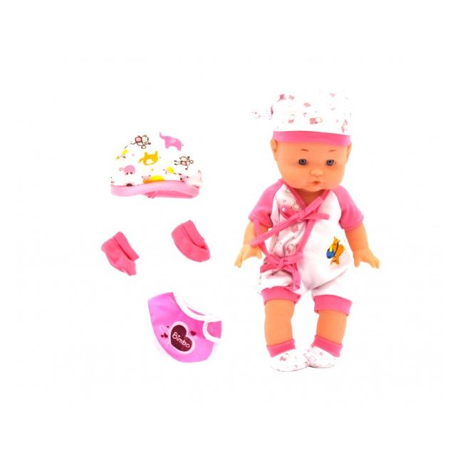 Papusa bebe Globo nou nascut cu accesorii de schimb - SOLGL38202