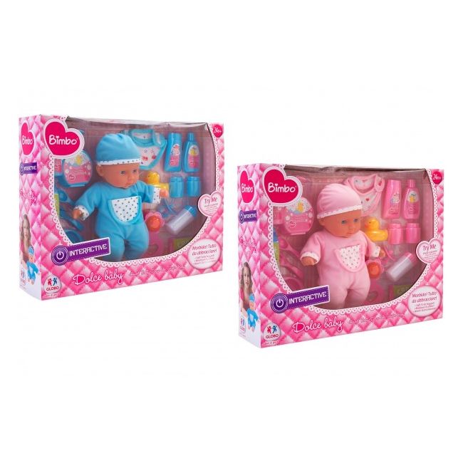 Papusa bebelus Globo care mananca 31 cm 16 accesorii - SOLGL38198