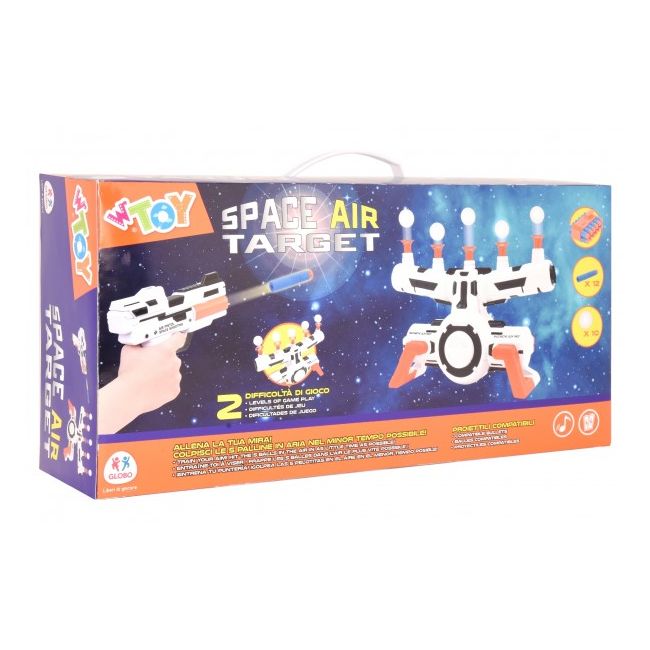 Pistol Globo cu tinte mobile in aer 10 bile si 12 gloante moi - SOLGL38945