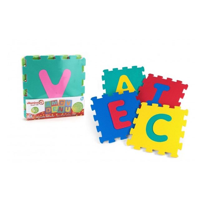 Puzzle burete pentru copii Globo Vitamina G Litere 5 bucati - SOLGL05048