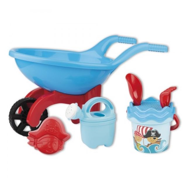 Roaba din plastic pentru copii Androni Pirati cu galetusa stropitoare - SOLAG6323-00PI