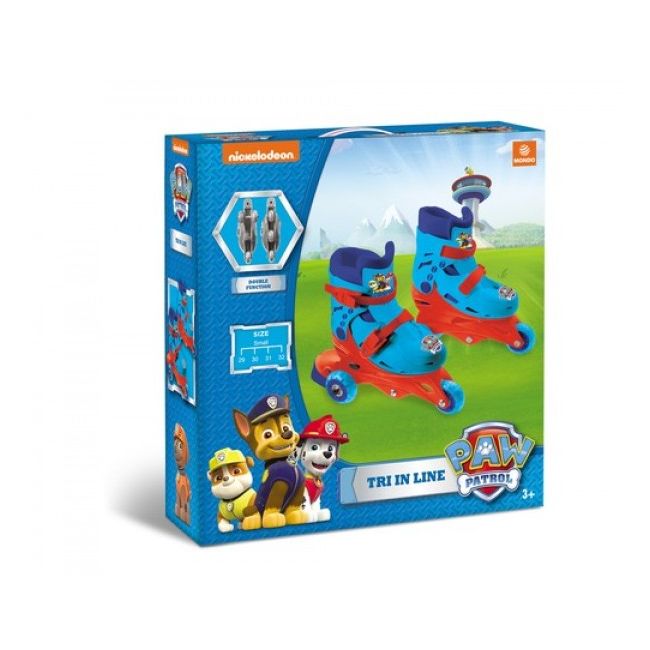 Role copii Mondo Paw Patrol 3 roti ajustabile - SOLMON28313
