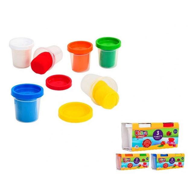 Set 2 borcanele plastilina multicolora 56 grame - SOLGL40326