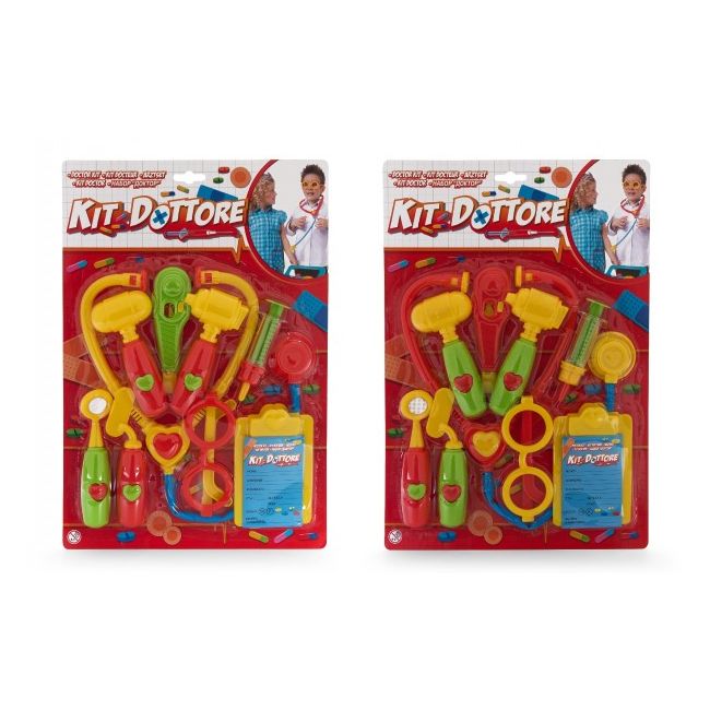 Set accesorii doctor cu stetoscop 9 piese - SOLGL34707