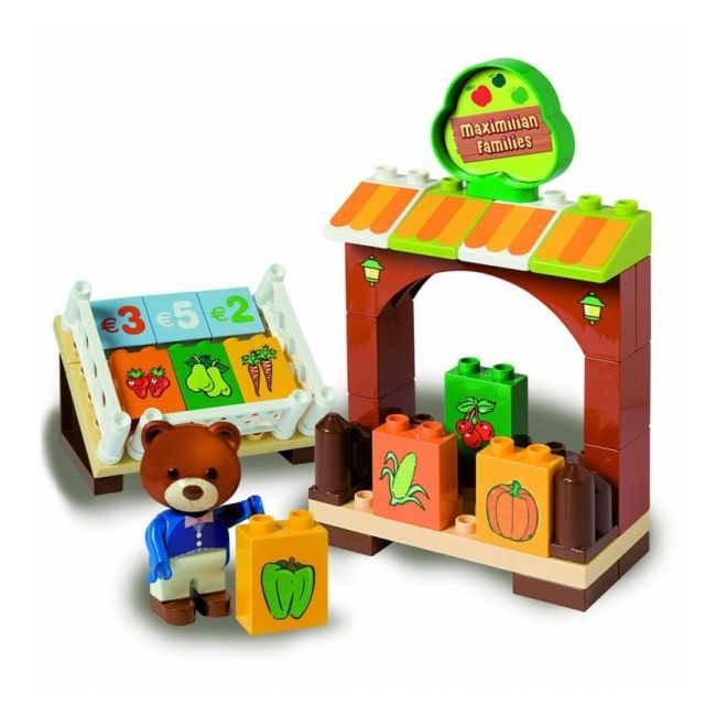 Set constructie cuburi Unico Maximilian Families Aprozar 41 piese - SOLUN8923-0MAX
