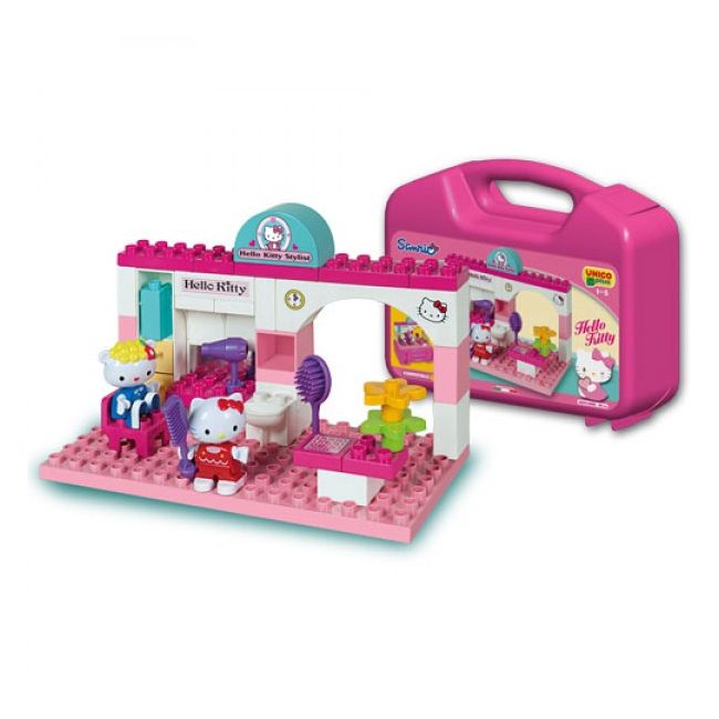 Set constructie Unico Hello Kitty 40 piese - SOLUN8692-00HK