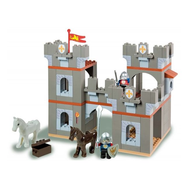 Set constructie Unico Plus Castel medieval 168 piese - SOLUN8571