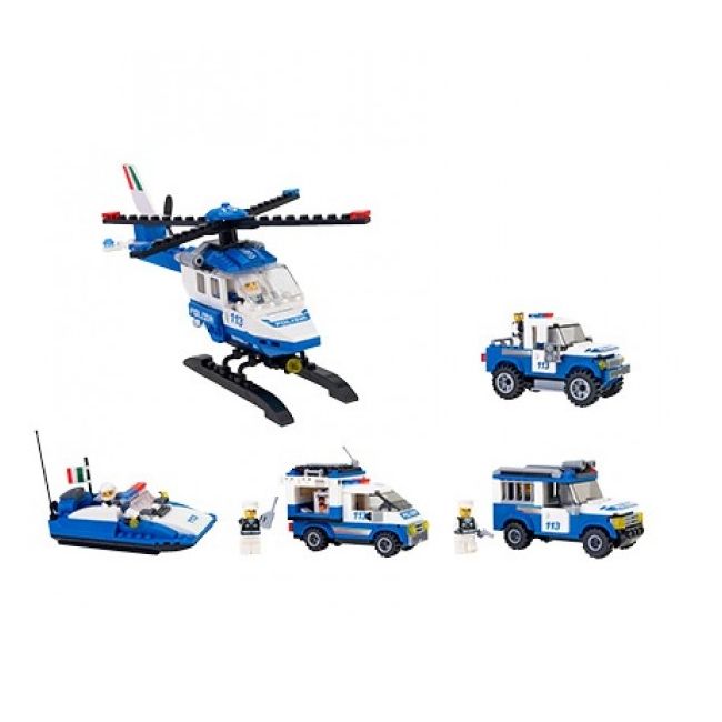 Set Constructie Vehicule de Securitate GLOBO CUBIX - SOLGL37689