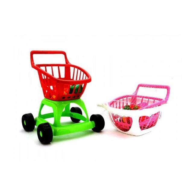 Set cos cumparaturi din plastic cu legume incluse 10 piese - SOLGL36973